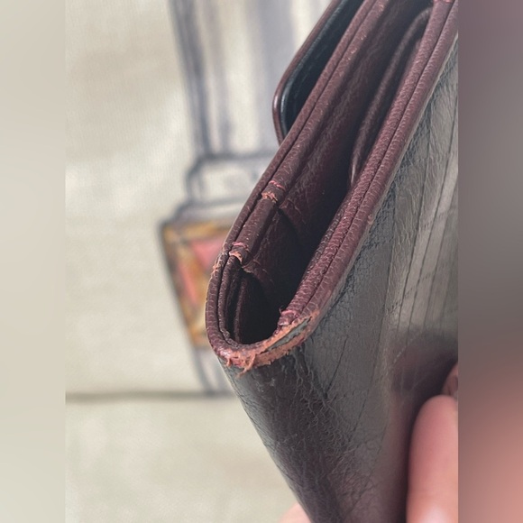 CHANEL⭐️Black Quilted Leather Diamond Stitched Continental Flap Wallet w/ COA⭐️ - Picture 8 of 13